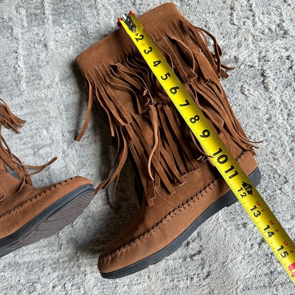 Rampage Capello Brown Suede Fringed 2 Tiered Boots Moccasins Size 7m
Womens - Picture 6 of 6